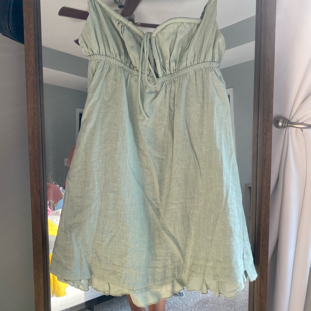 Princess Polly Sage Dress